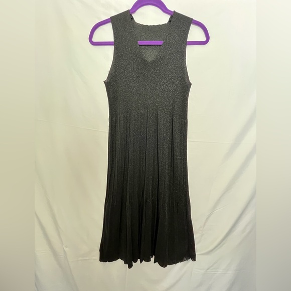 Asymmetrical Black and White Cocktail Dress - Picture 1 of 8